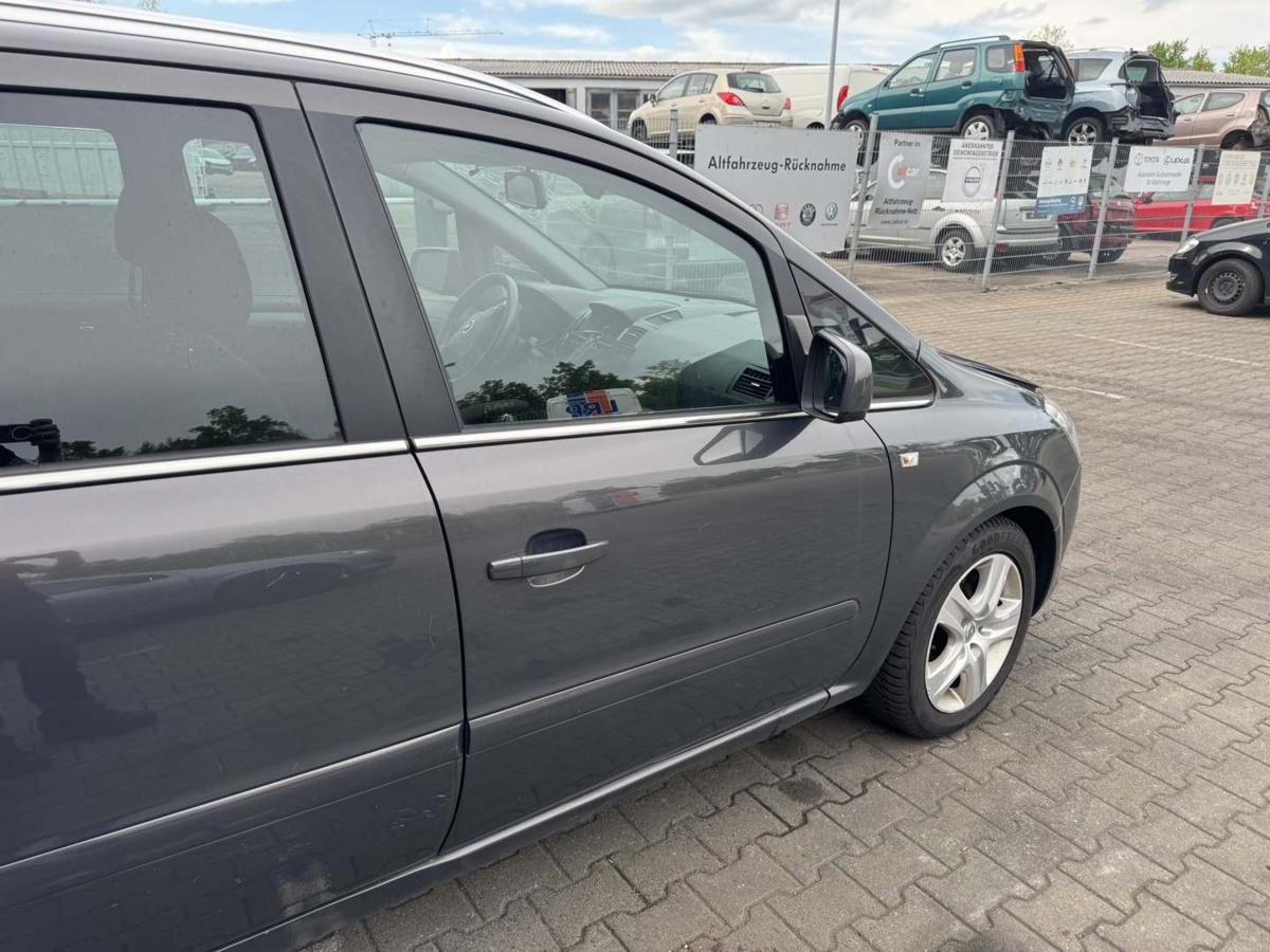 Opel Zafira B original T&uuml;r vorn rechts Z190 Phantom Grey Rohbau Bj.2012